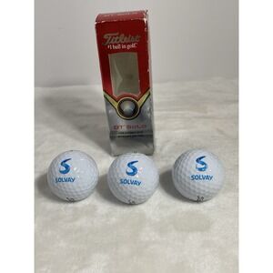 Titleist DT SOLO Golf Balls - Sleeve of 3 Golf‎ Balls With Box